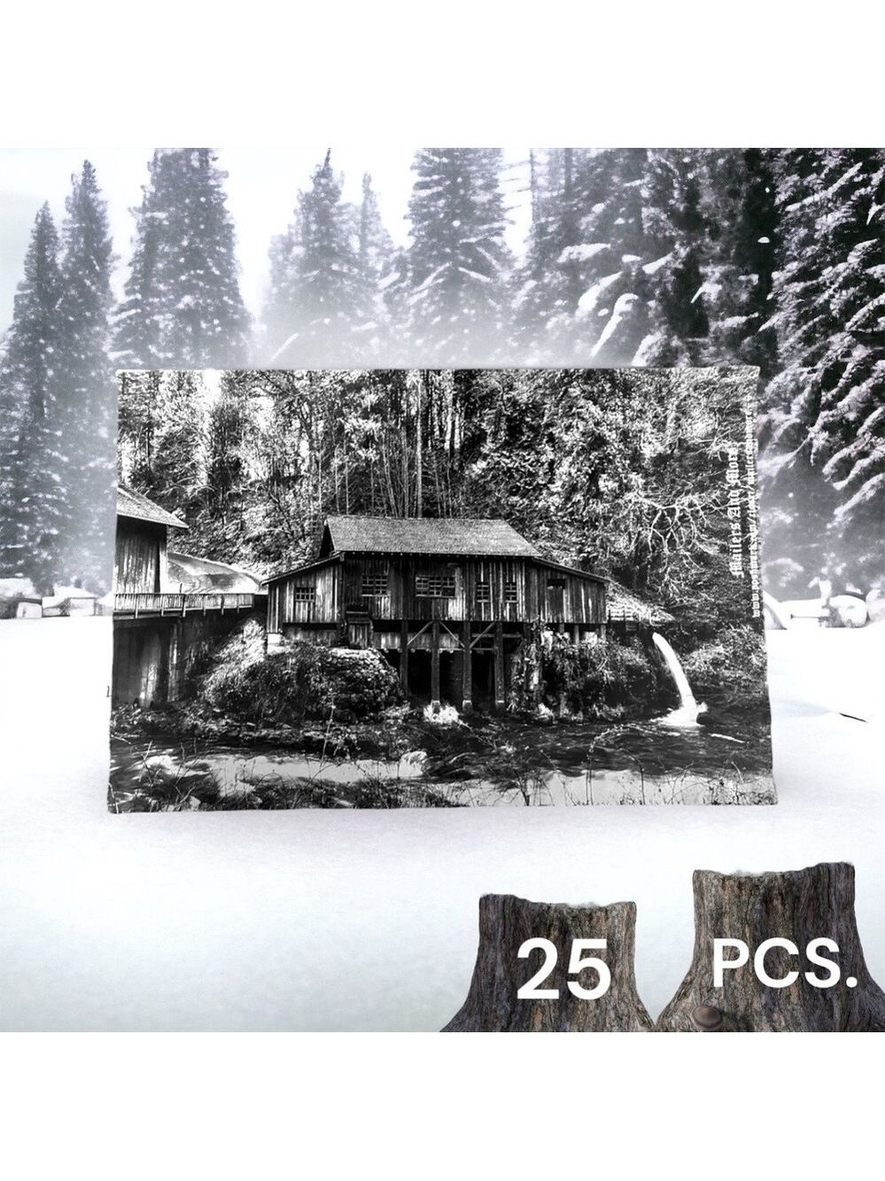 25 10X13 Poly Mailers Vintage Cedar Creek Grist Mill WA PRICE IS FIRM - Picture 5 of 10
